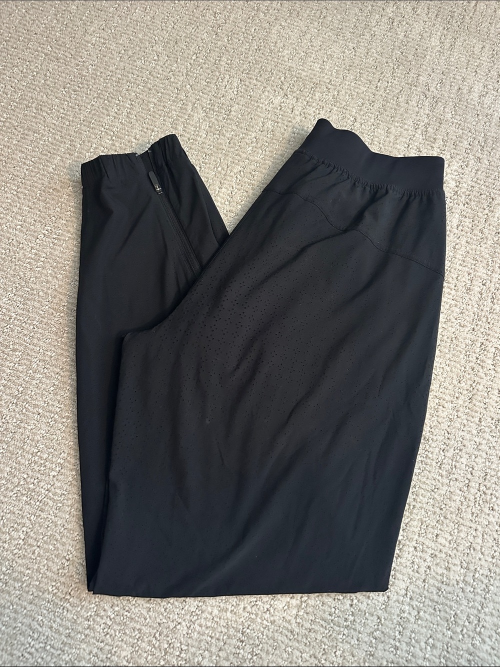 lululemon athletica Black Perforated Adapted State Track Pants